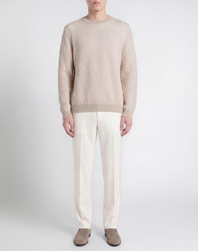 Man Sweater Beige Size XL Cashmere