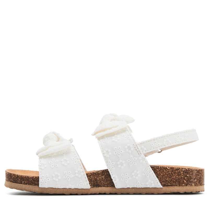 Kids' Sivora Footbed Sandal Little/Big Kid Sandals (White Eyelet)