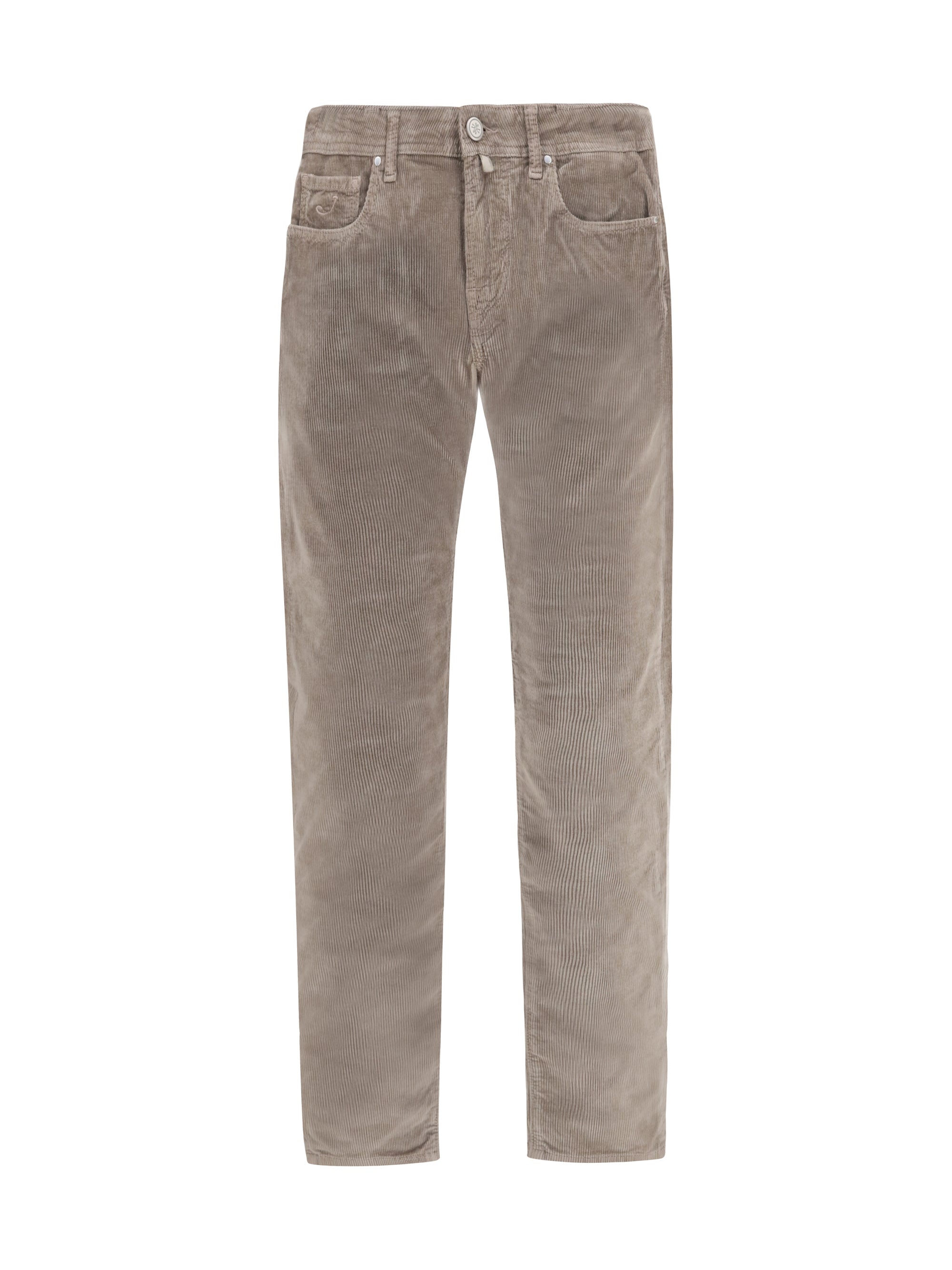 Corduroy Trousers — Beige