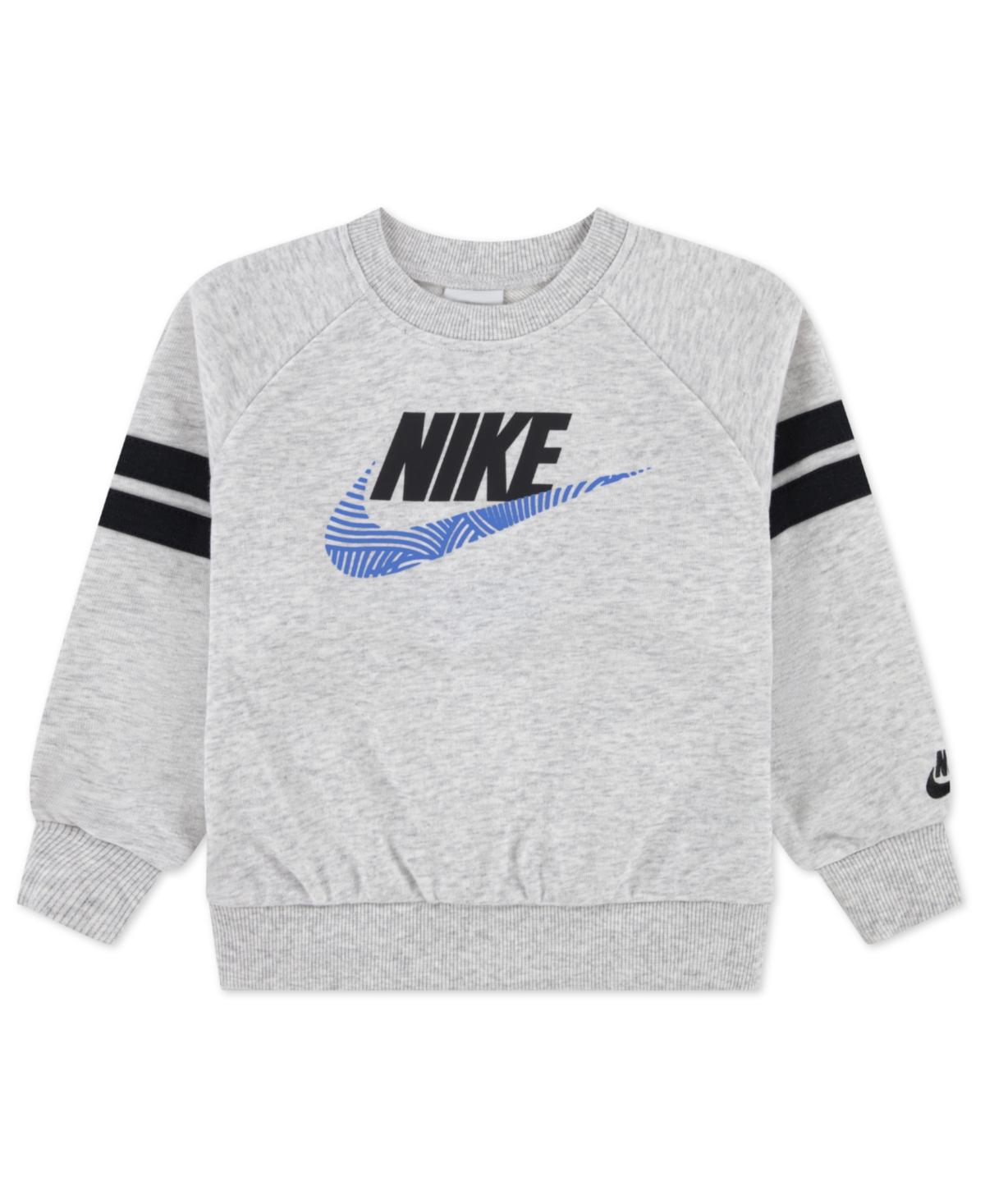 Boys' Toddler 2T-4T In The Zone Oversized Crewneck Sweatshirt - Birch Heather
