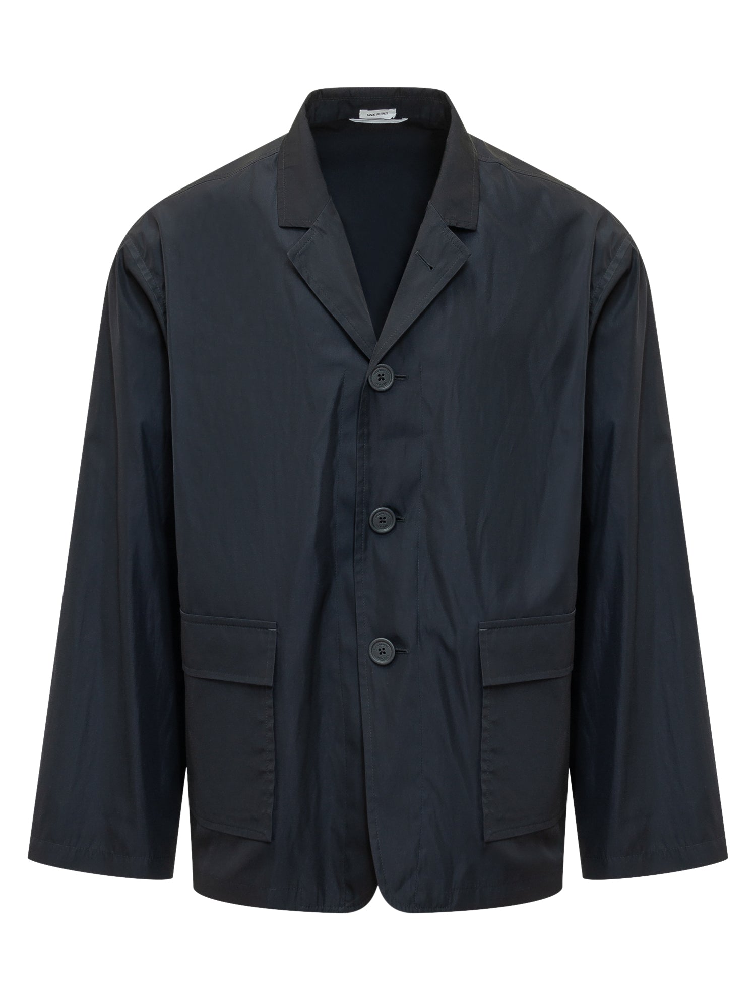 Packable Blazer with Buttoned Pocket