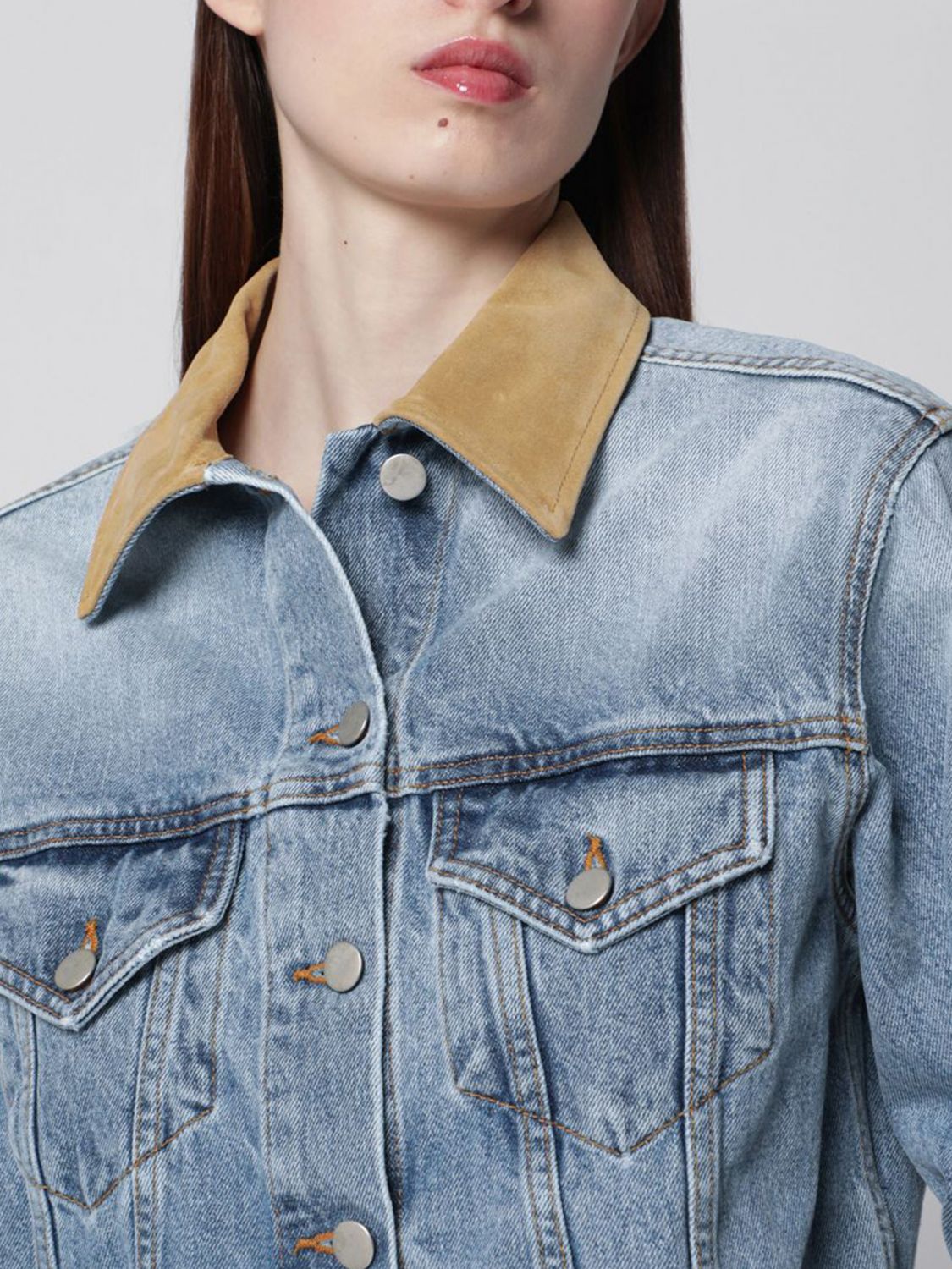Jacket Woman color Denim