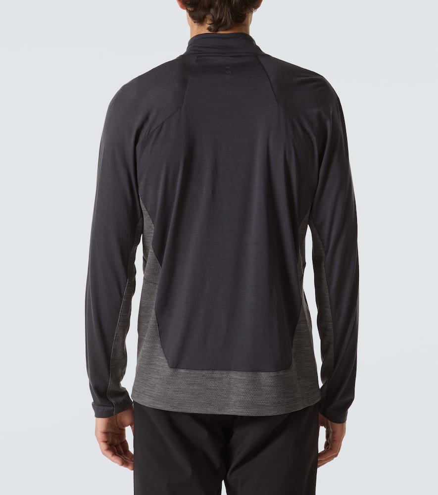 Runner virgin wool half-zip sweater