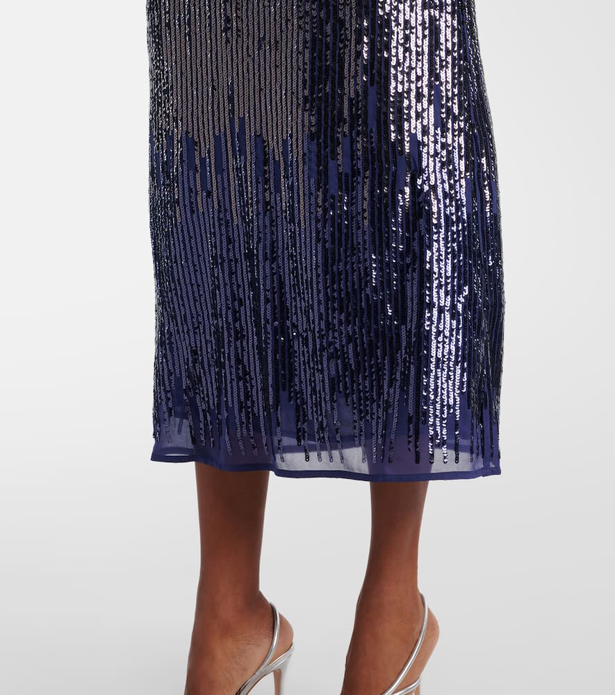 Rixo Halina bow-detail minidress