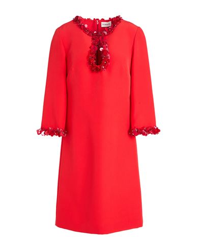 P. a.r. o.s. h. Woman Mini dress Red Size XS Polyester, Elastane, PVC