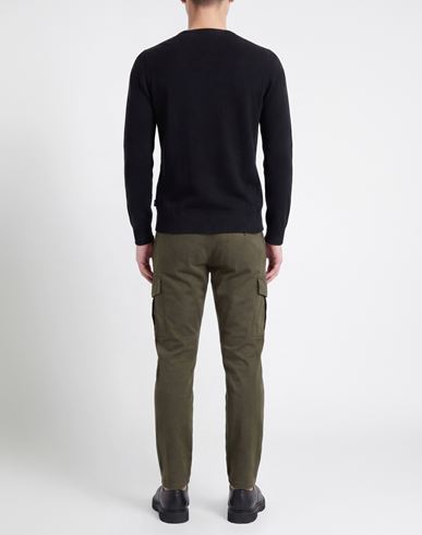 Man Sweater Black Size S Wool, Nylon