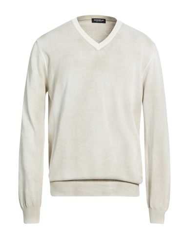Man Sweater Light grey Size 42 Cotton