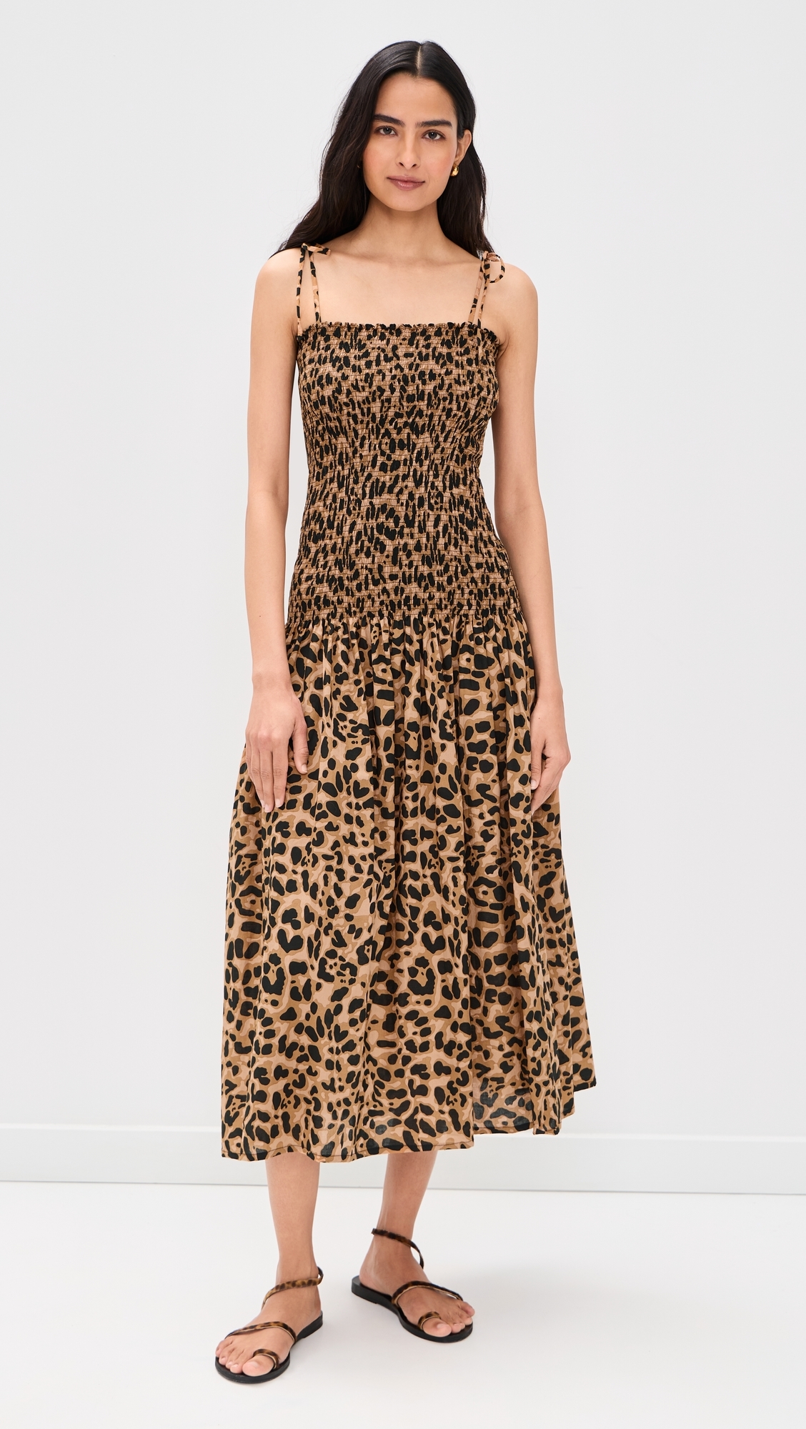 Juliette Dress Leopard Cotton One Size