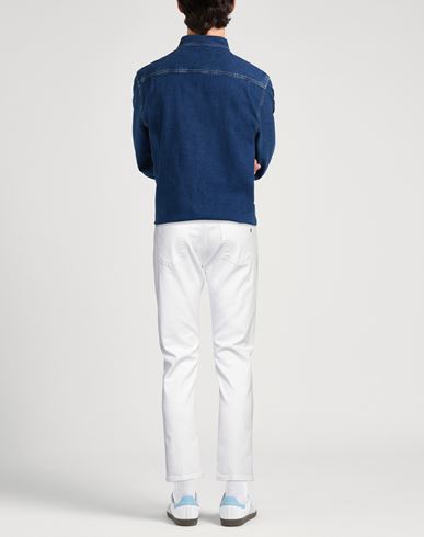 Dondup Man Jeans White Size 31 Cotton, Elastomultiester, Elastane