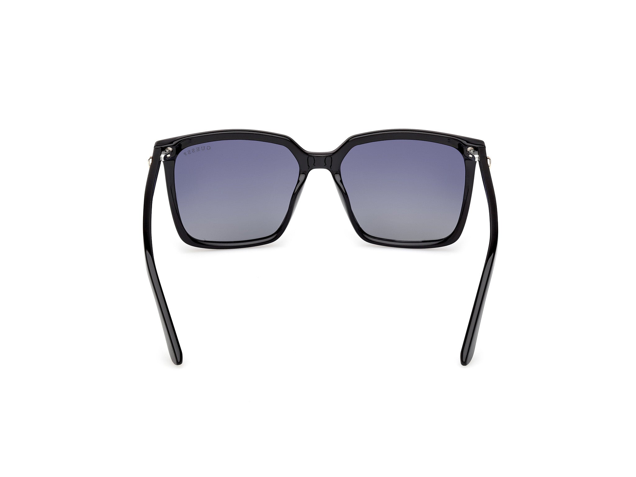 Guess Mujer Guess GU00258 01D Gafas de sol Inyectado Negro Fumar Cuadrada Polarizado