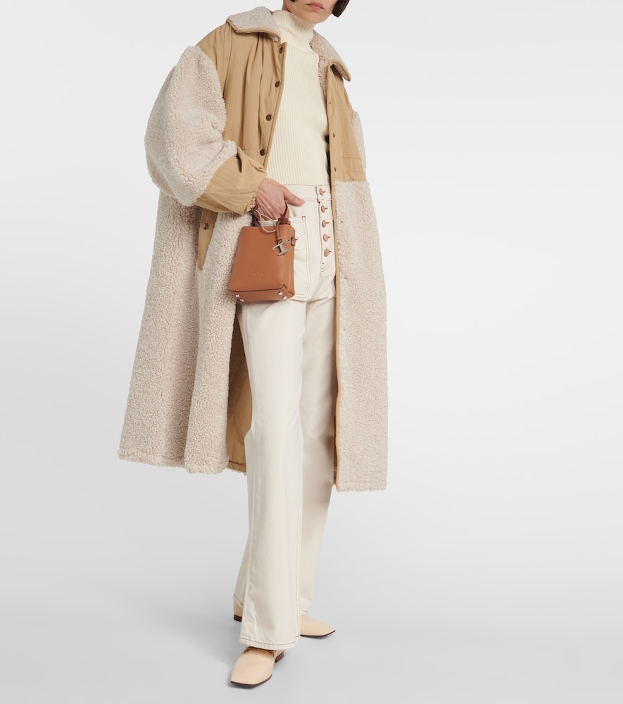Killian faux-shearling coat