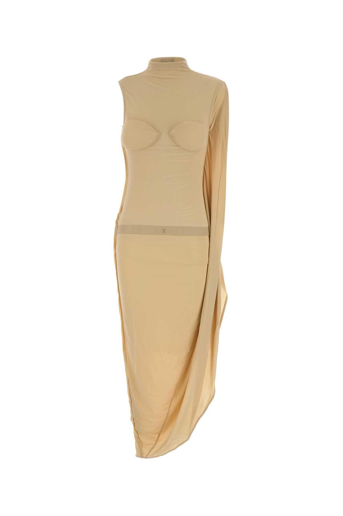 Viscose Dress — Beige
