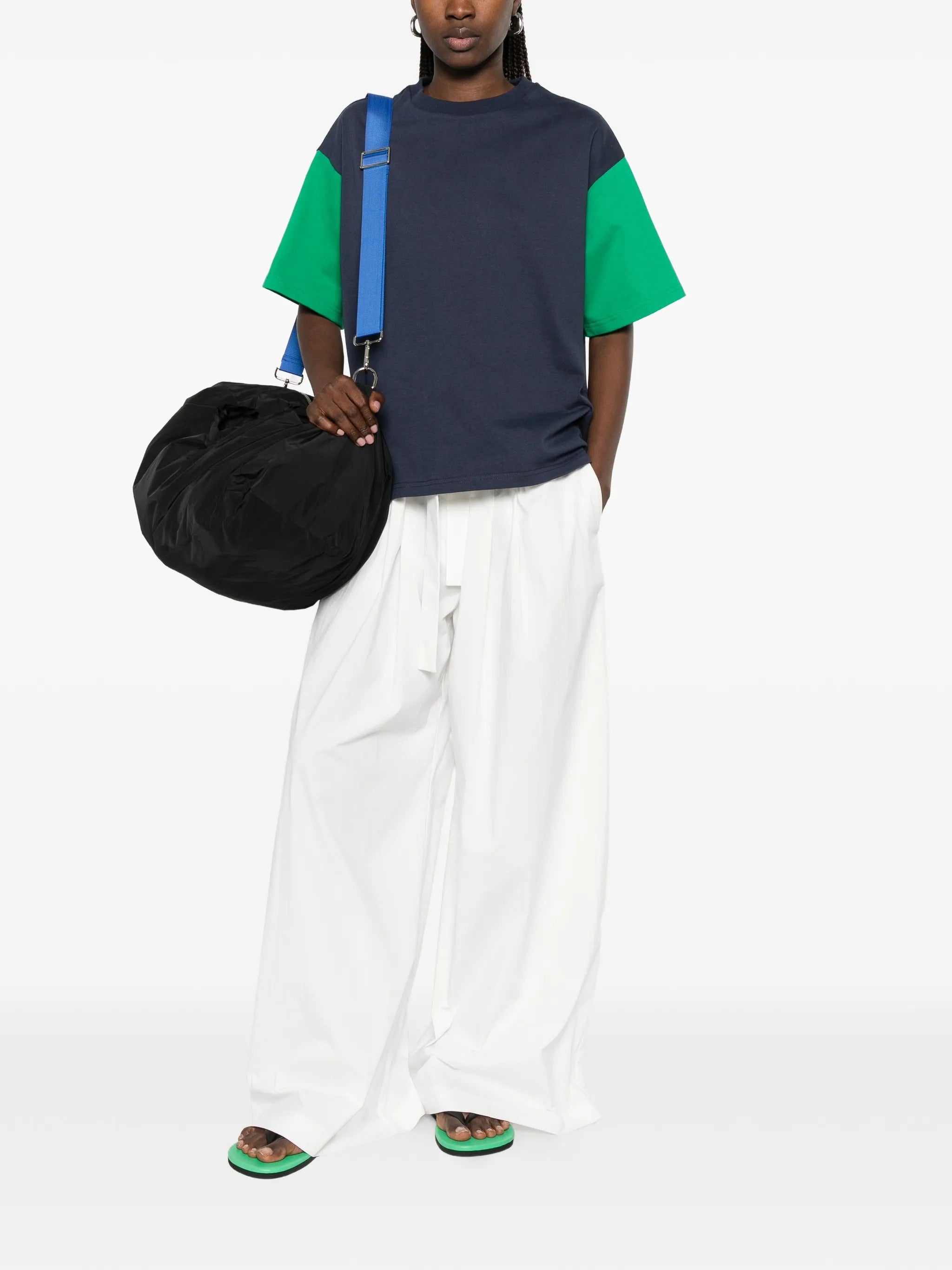 Lii Contrast Sleeve T Shirt