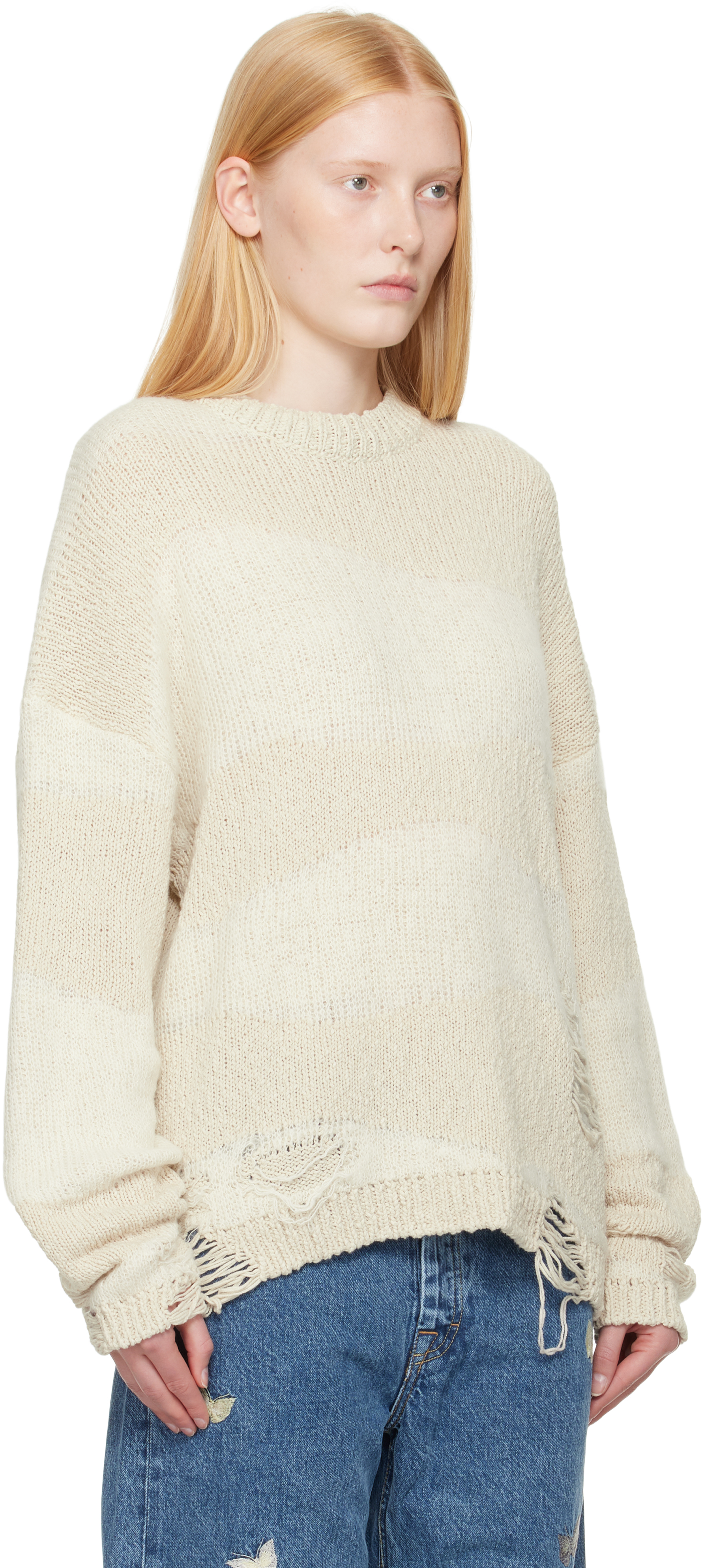 Off-White Popover Sweater