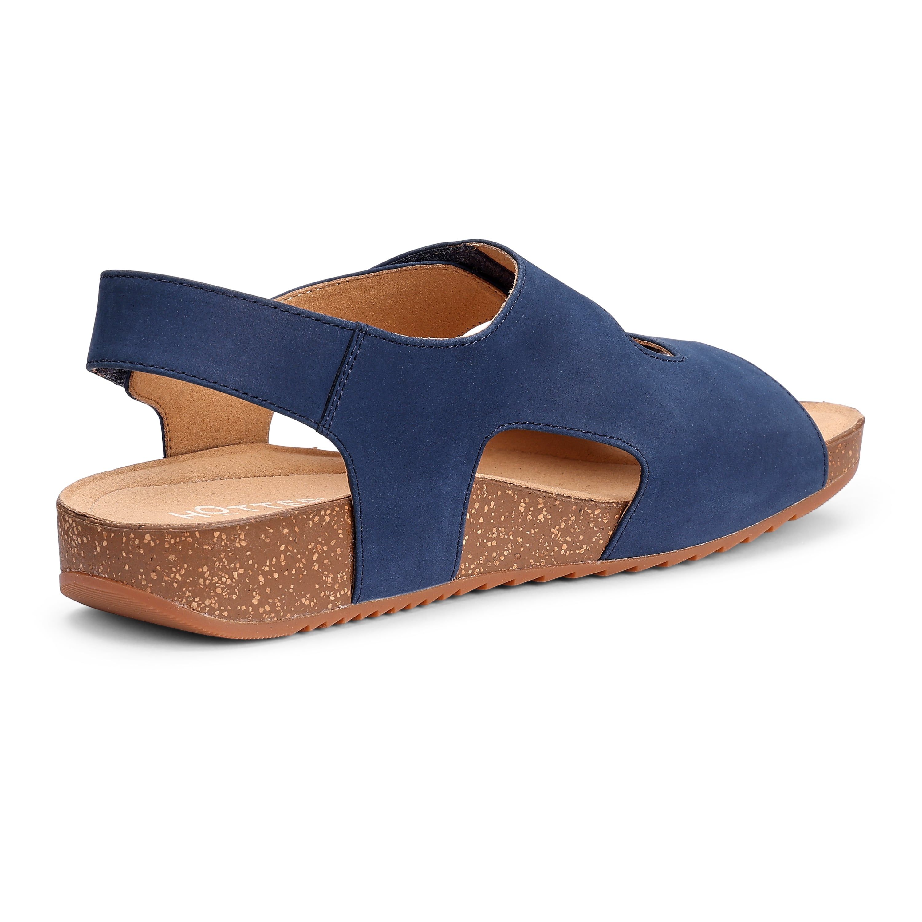Hotter Women's Extra Wide 'Explore' Sandals in Navy