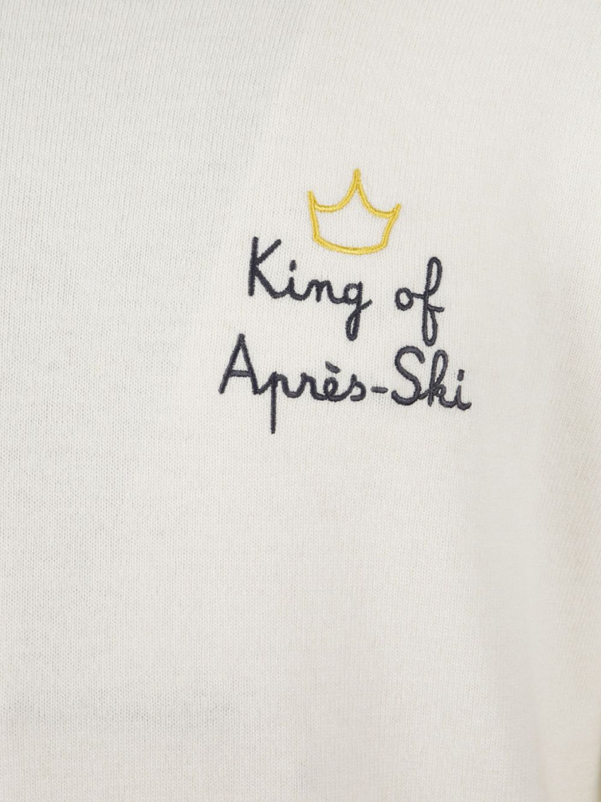 Saint Barth - crew neck sweatshirt with long sleeves and embroidery