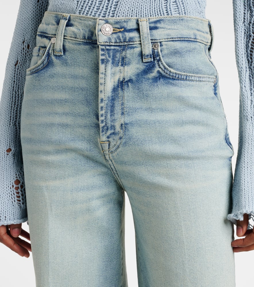 Jo low-rise flared jeans