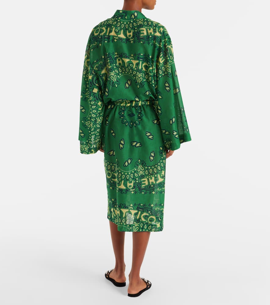 Bandana cotton muslin kaftan