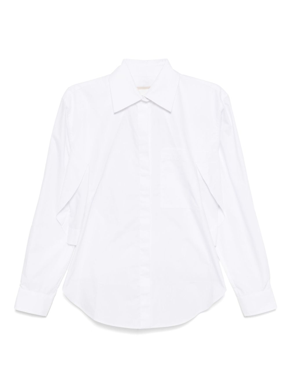 Litkovskaya cut-out cotton shirt - White
