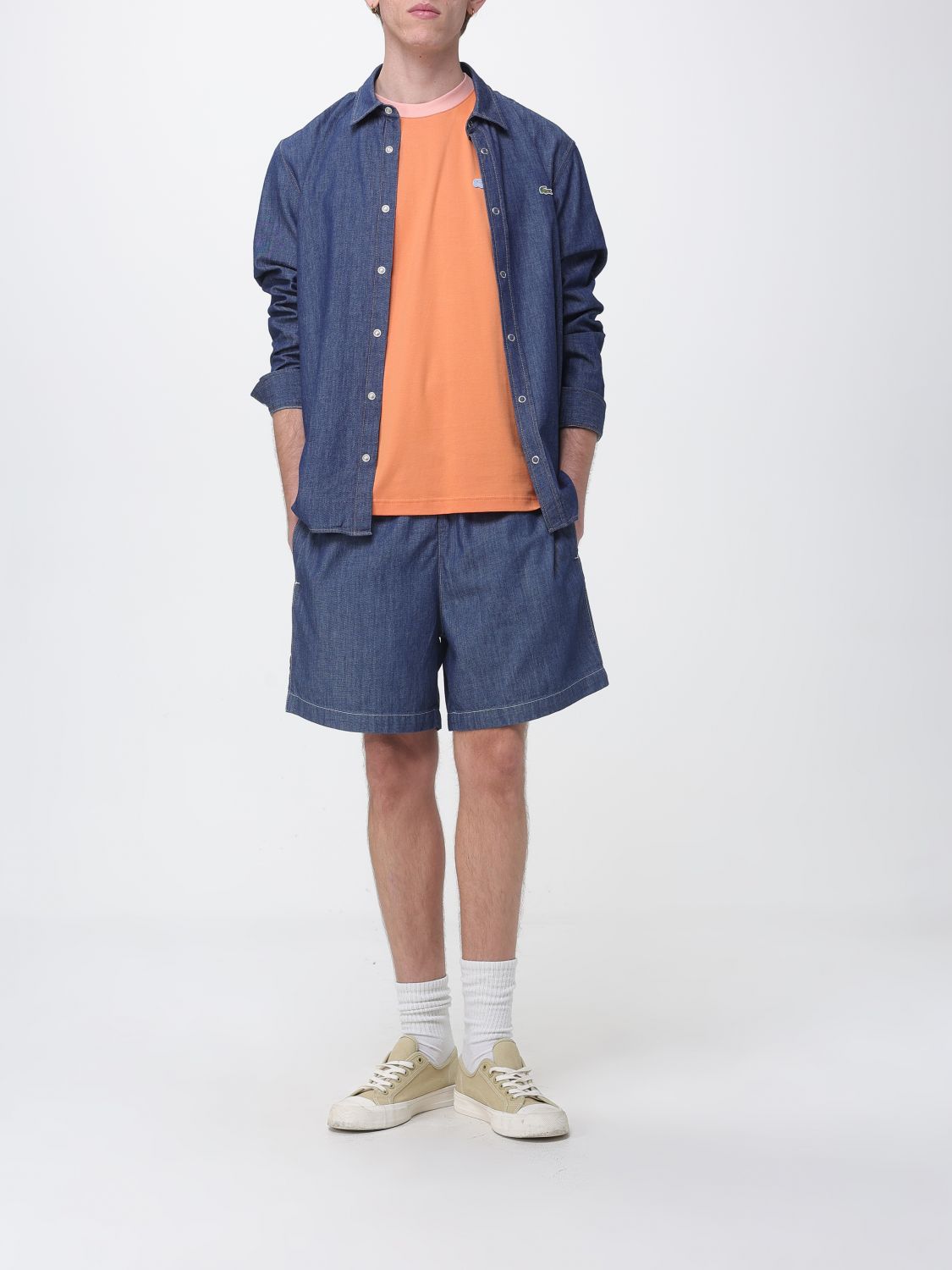 Shorts Men color Denim