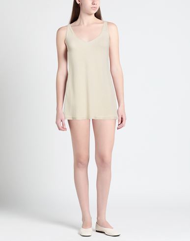 Woman Mini dress Ivory Size M Cotton