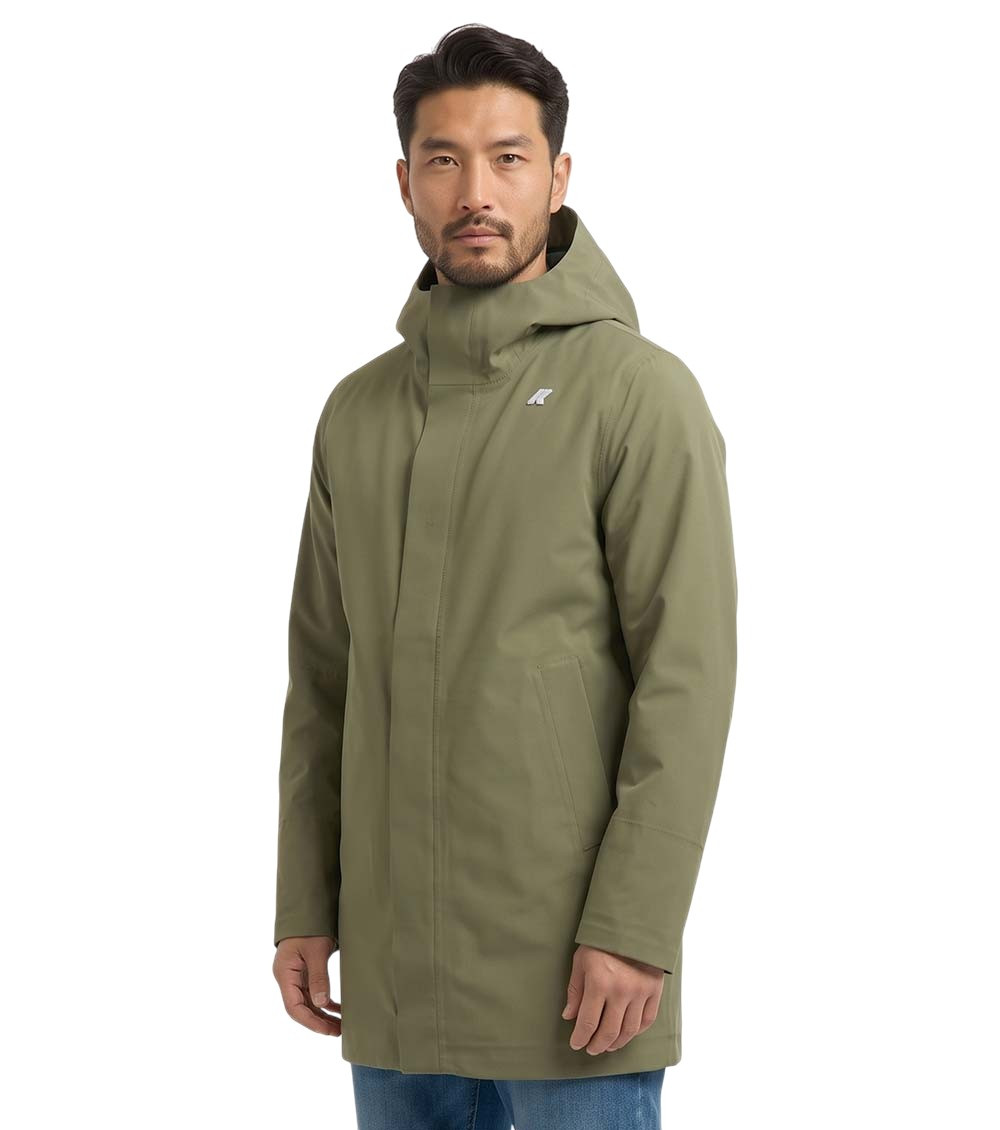 Green Hood Parka Jacket