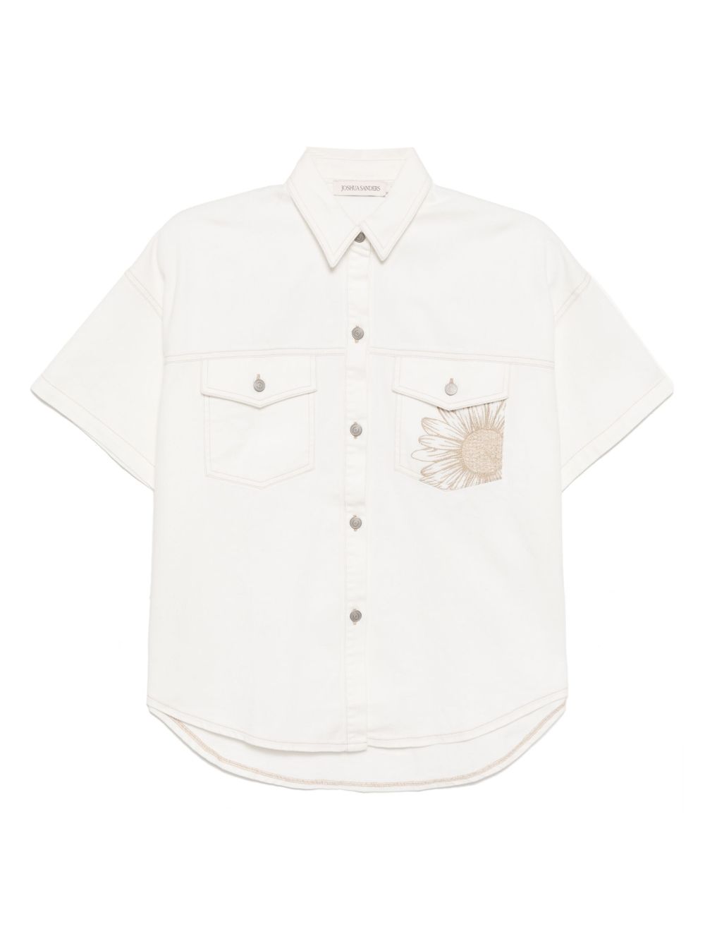 Joshua Sanders Daisy denim shirt - Neutrals