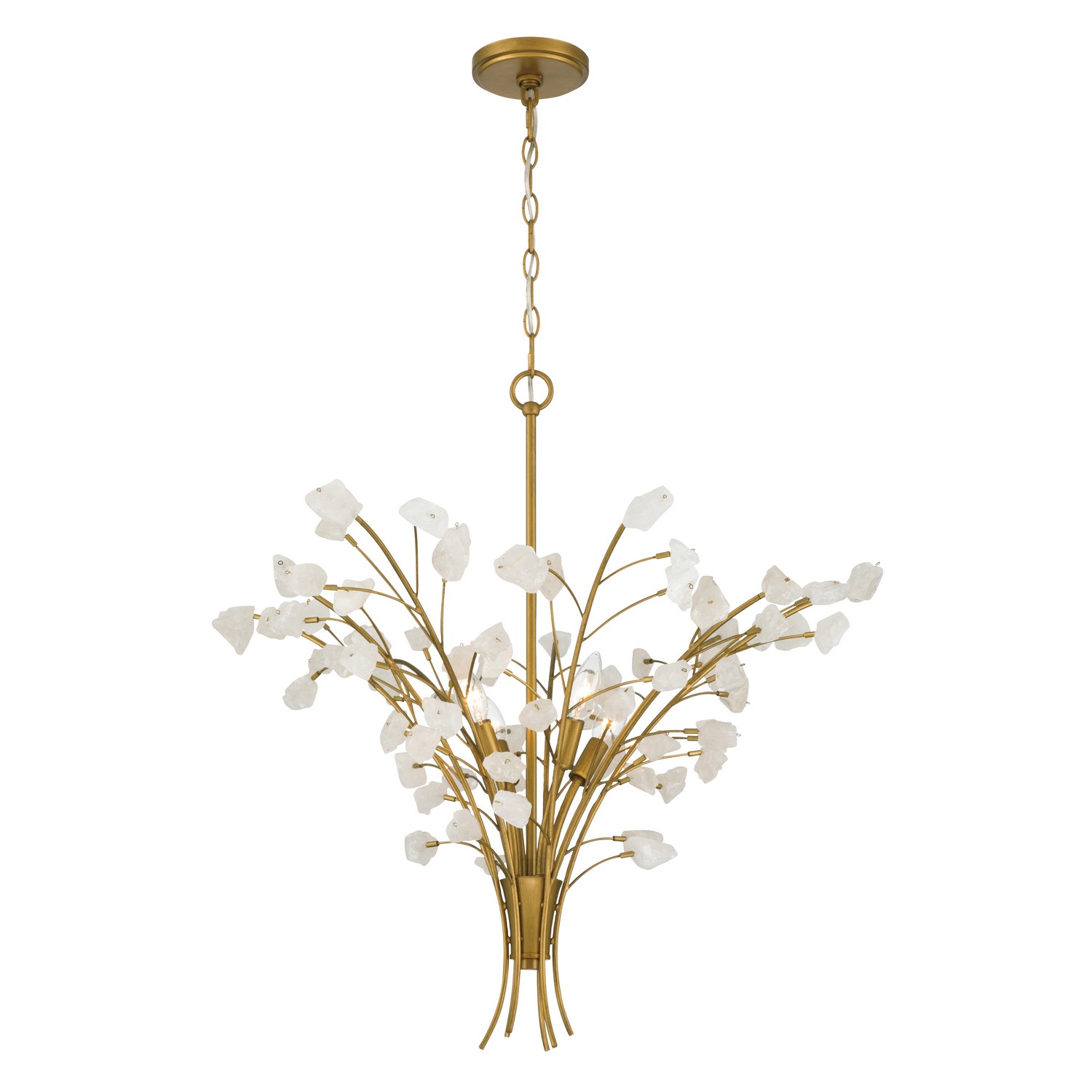 Painted Legacy Brass Chandelier from the Ramus Collection