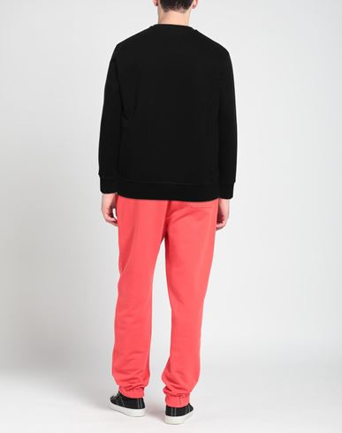 Man Sweatshirt Black Size L Cotton, Elastane
