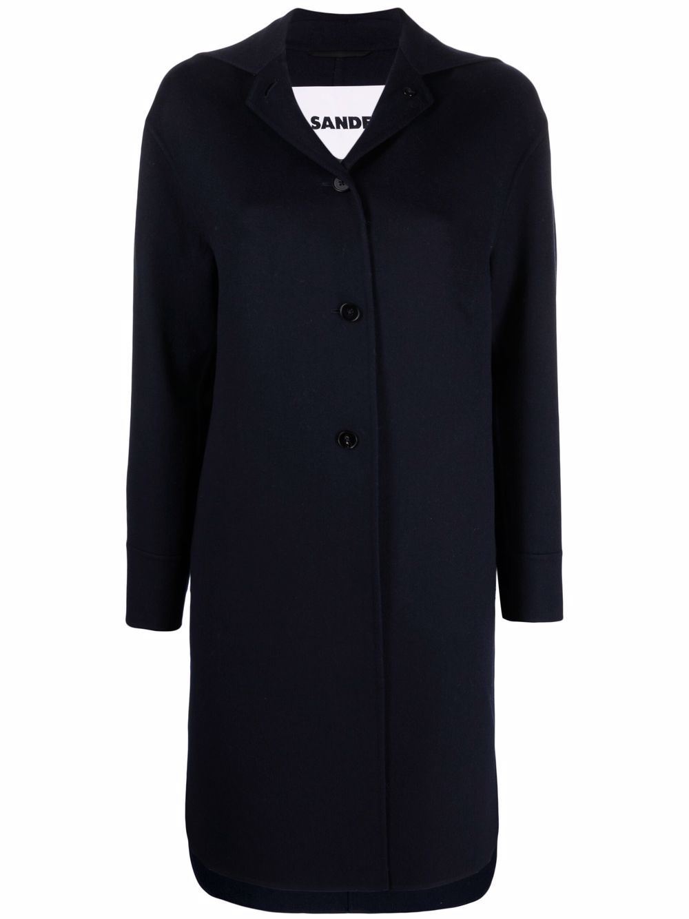 Button-front coat - Blue