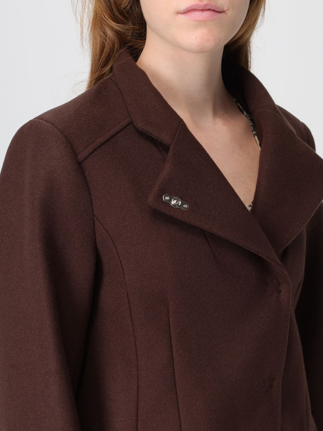 Coat Woman color Brown