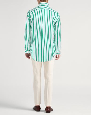 Man Shirt Green Size M Cotton