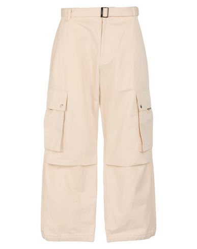 Jacquemus Man Pants Beige Size 34 Cotton, Linen