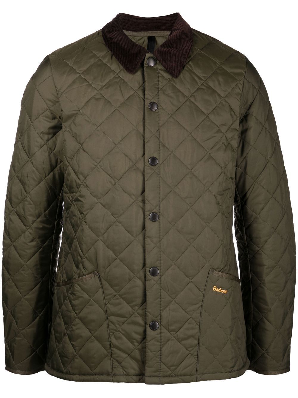 Quilted shirt jacket - Green