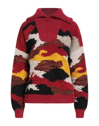Woman Sweater Red Size 1 Acrylic, Wool, Alpaca wool, Synthetic fibers, Mohair wool