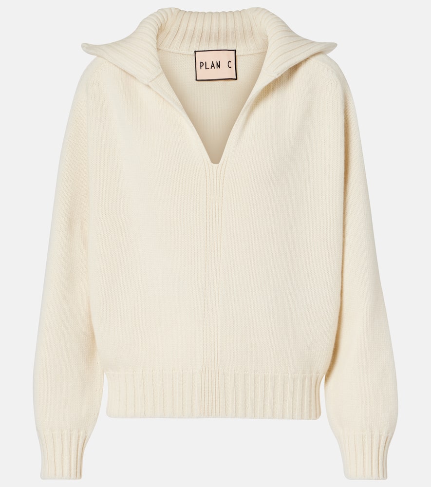 Wool and cashmere sweater