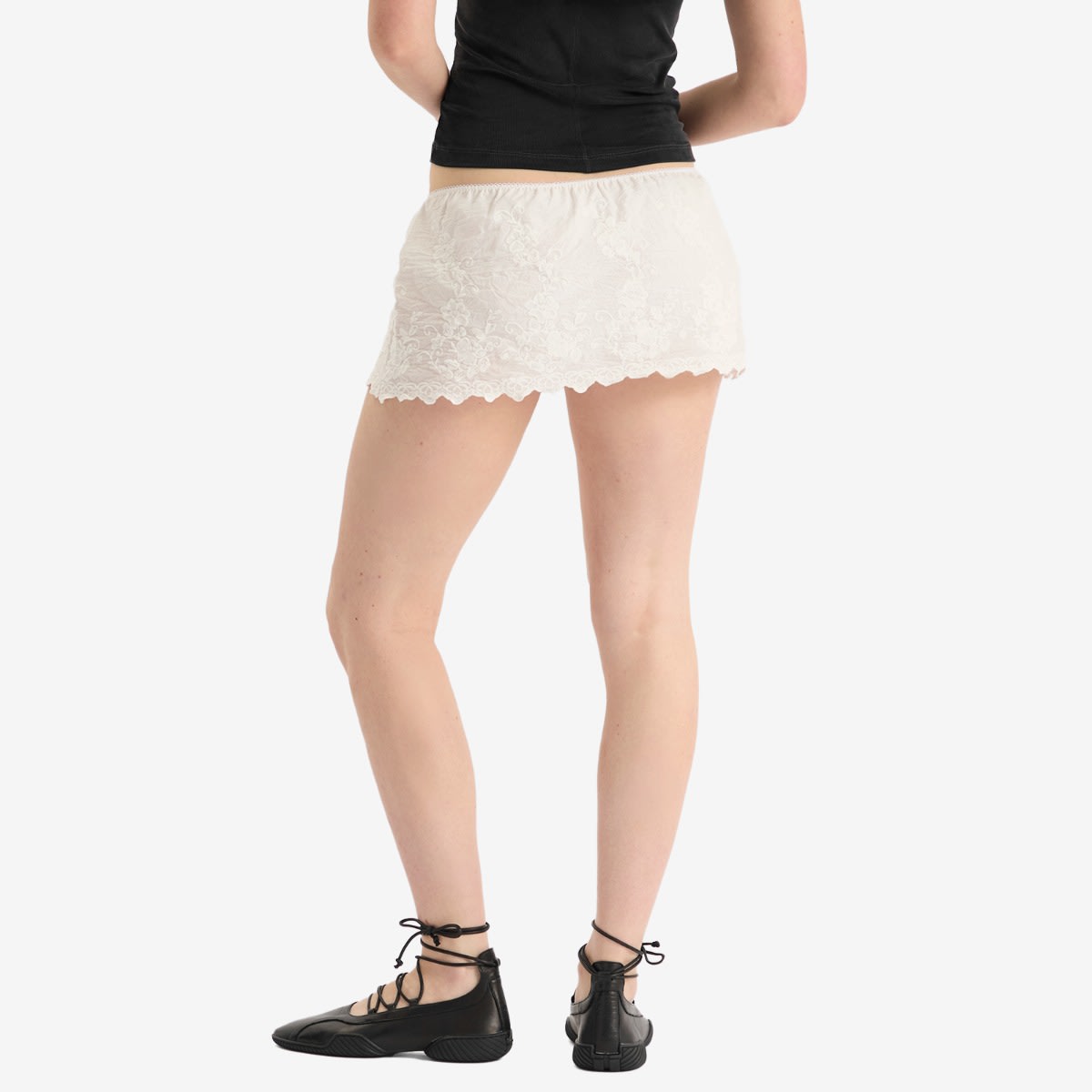 Women's Broderie Bloomer White