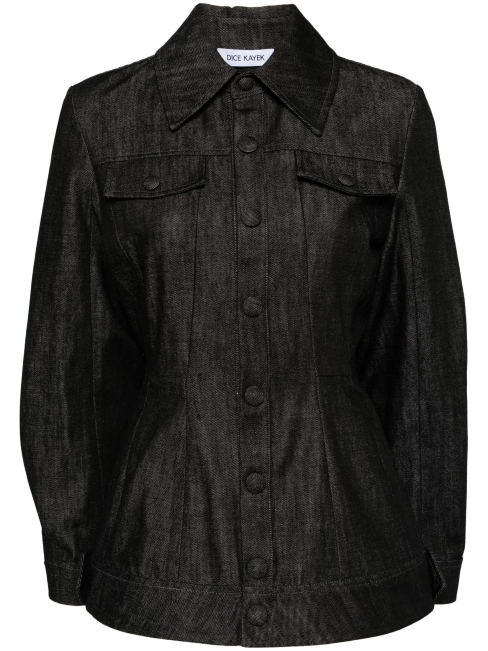 Tailored denim jacket - Blue