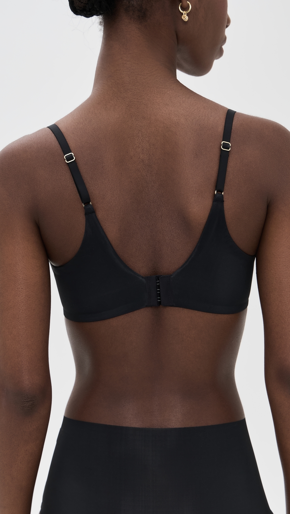 Natori Cloud Comfort Back Smoothing T-Shirt Bra Black 36DDD