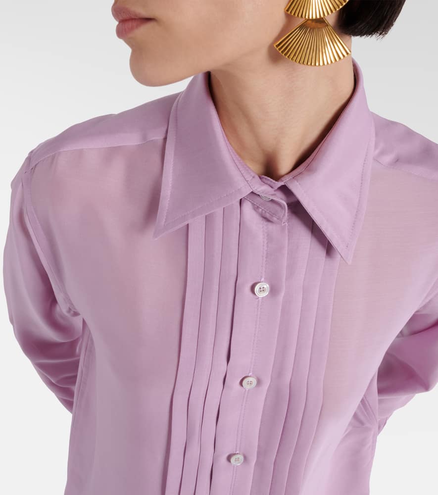 Silk batiste shirt