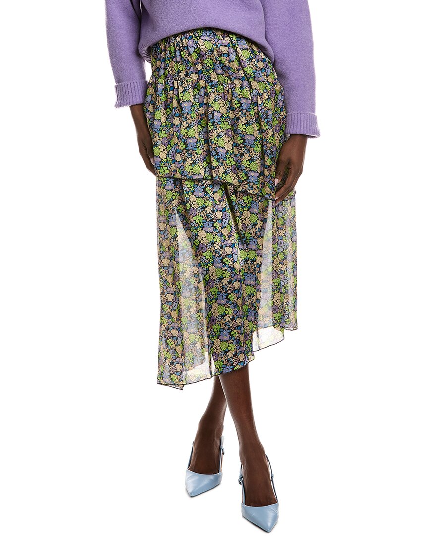 Bias Ruffle Skirt