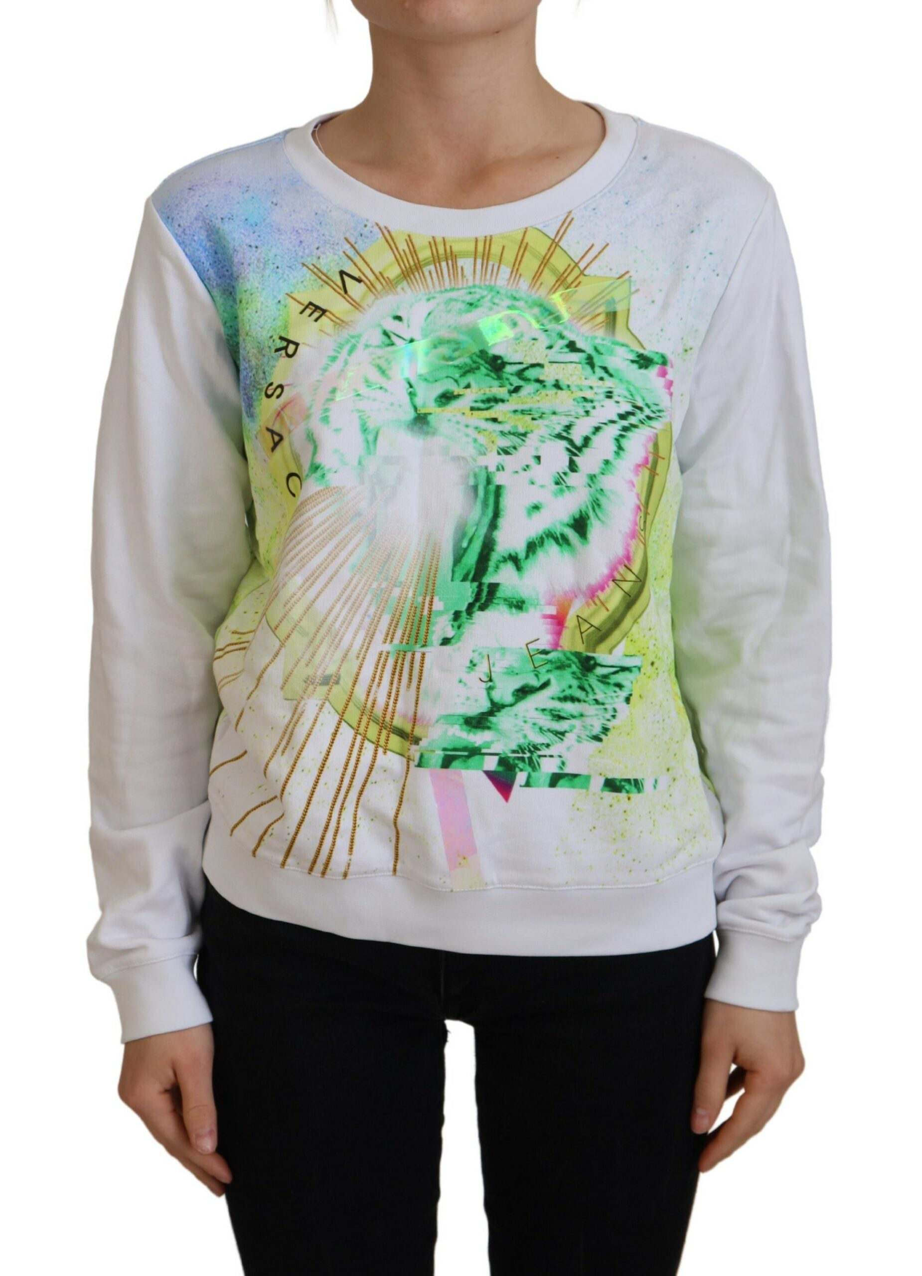 Graphic Print Sweatshirt — White