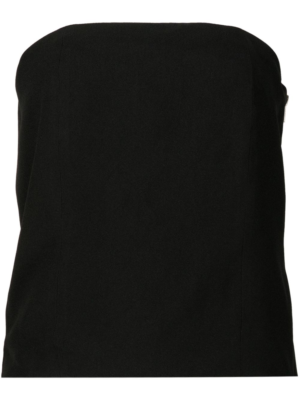 Sofa crepe bandeau top - Black