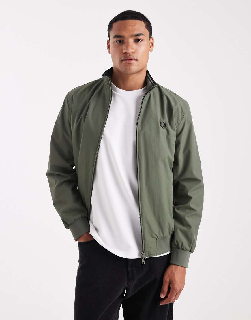 Brentham jacket in khaki-Green