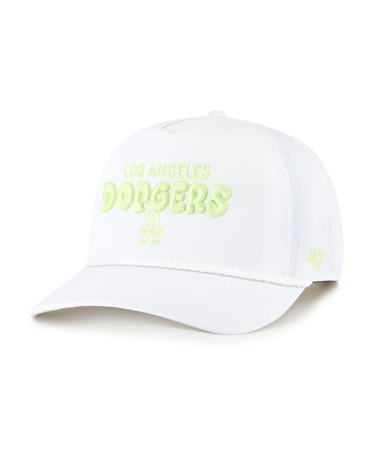 Women's White Los Angeles Dodgers Bright Side Adjustable Hitch Hat - White