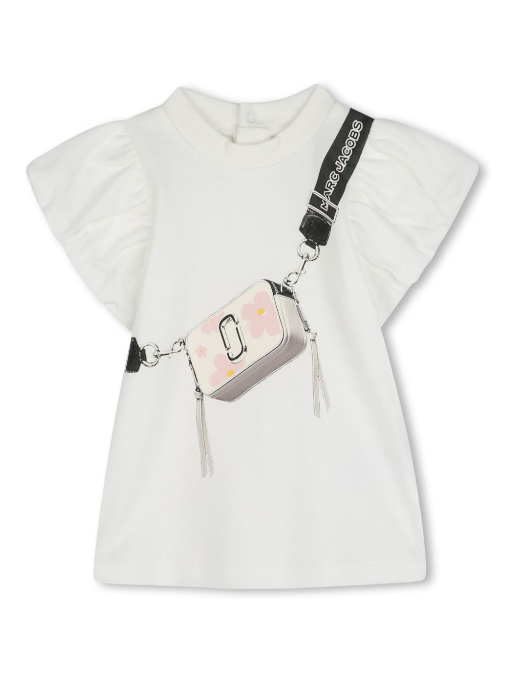 Snapshot-print dress - Black