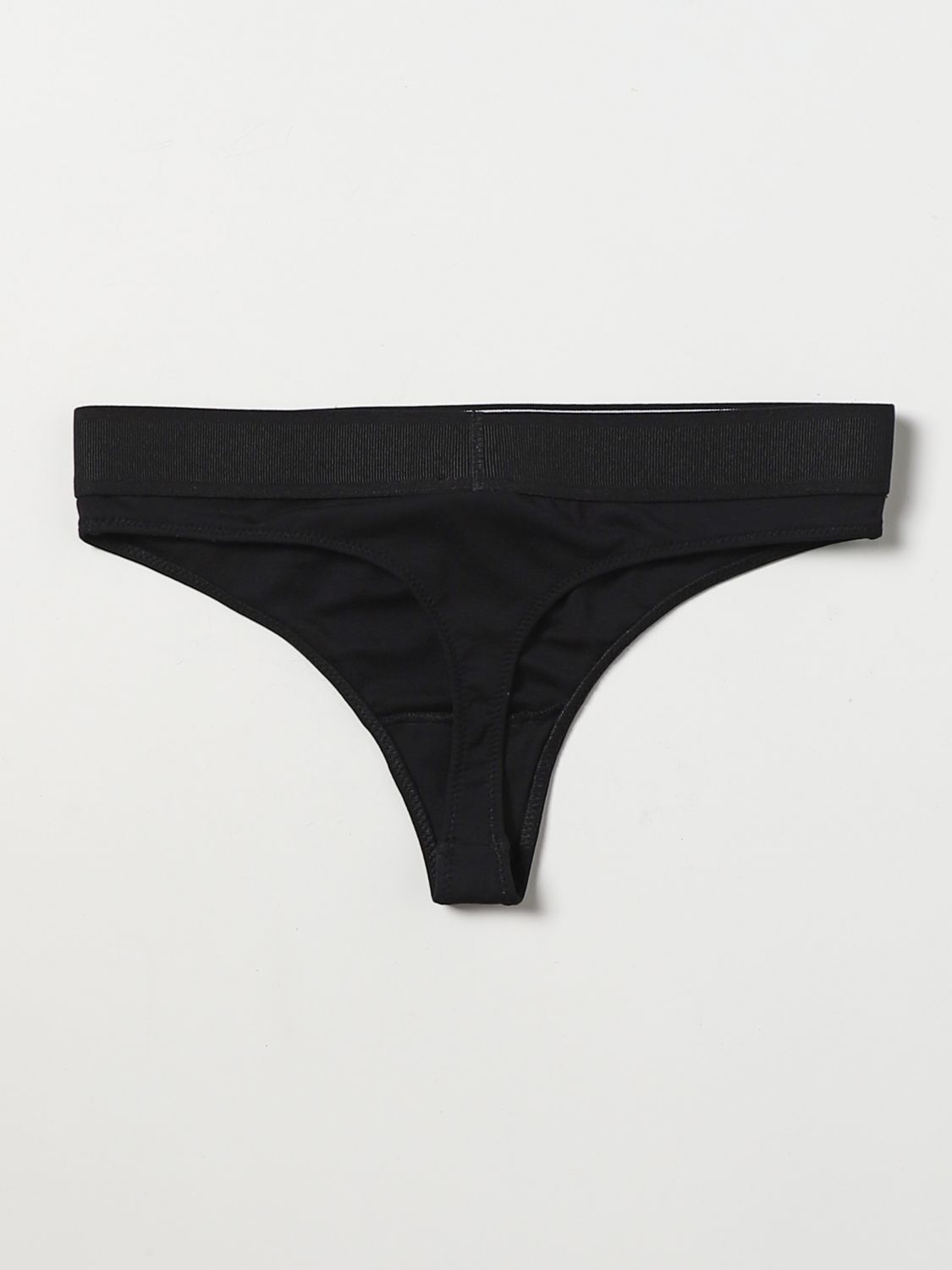 Thong with logo at the waist
