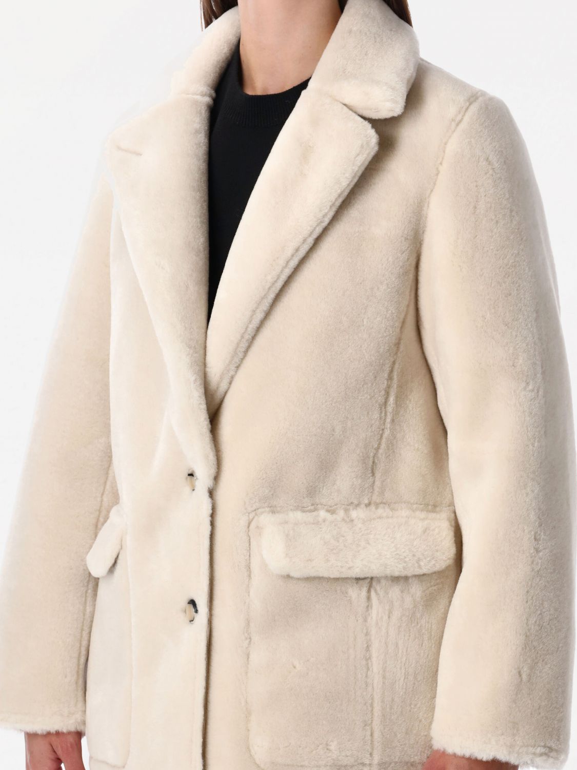 Coat Woman color Beige