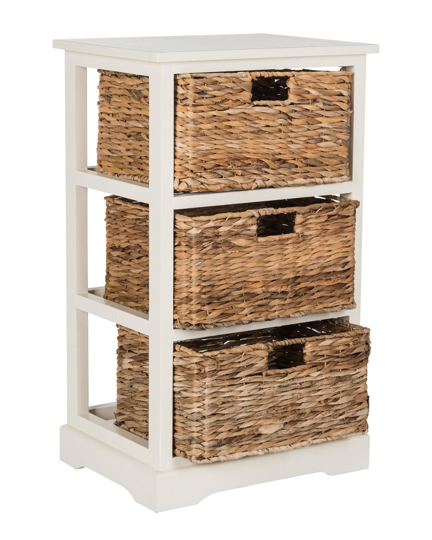 Halle 3-Basket Storage Side Table