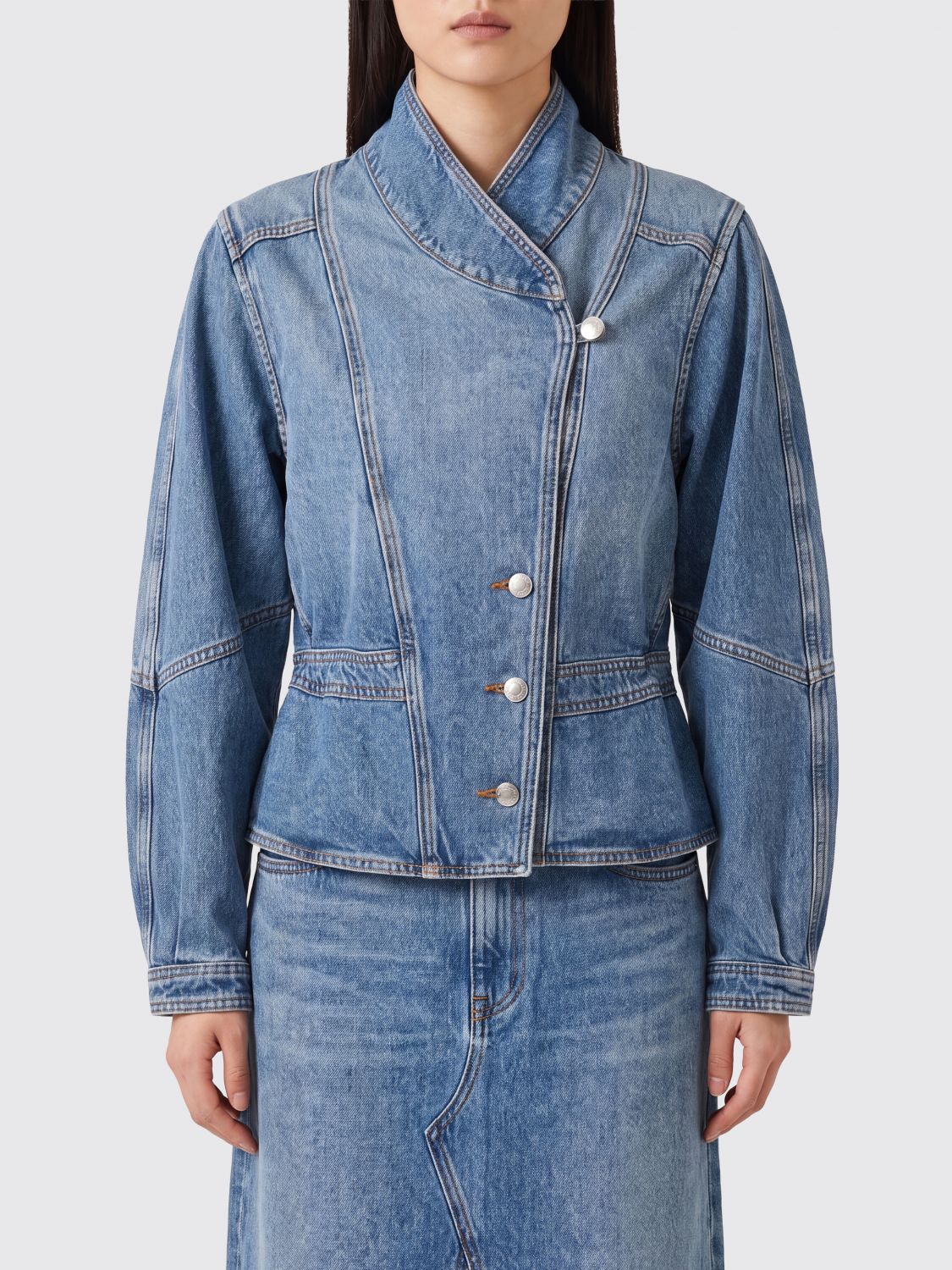 Jacket Woman color Blue
